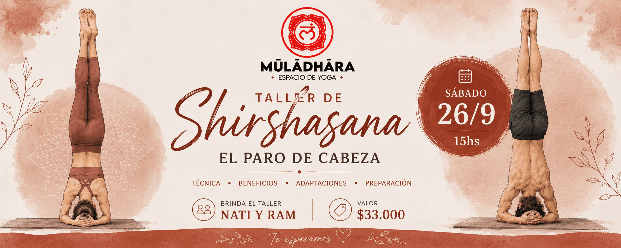 Taller de Sirsasana - El paro de cabeza